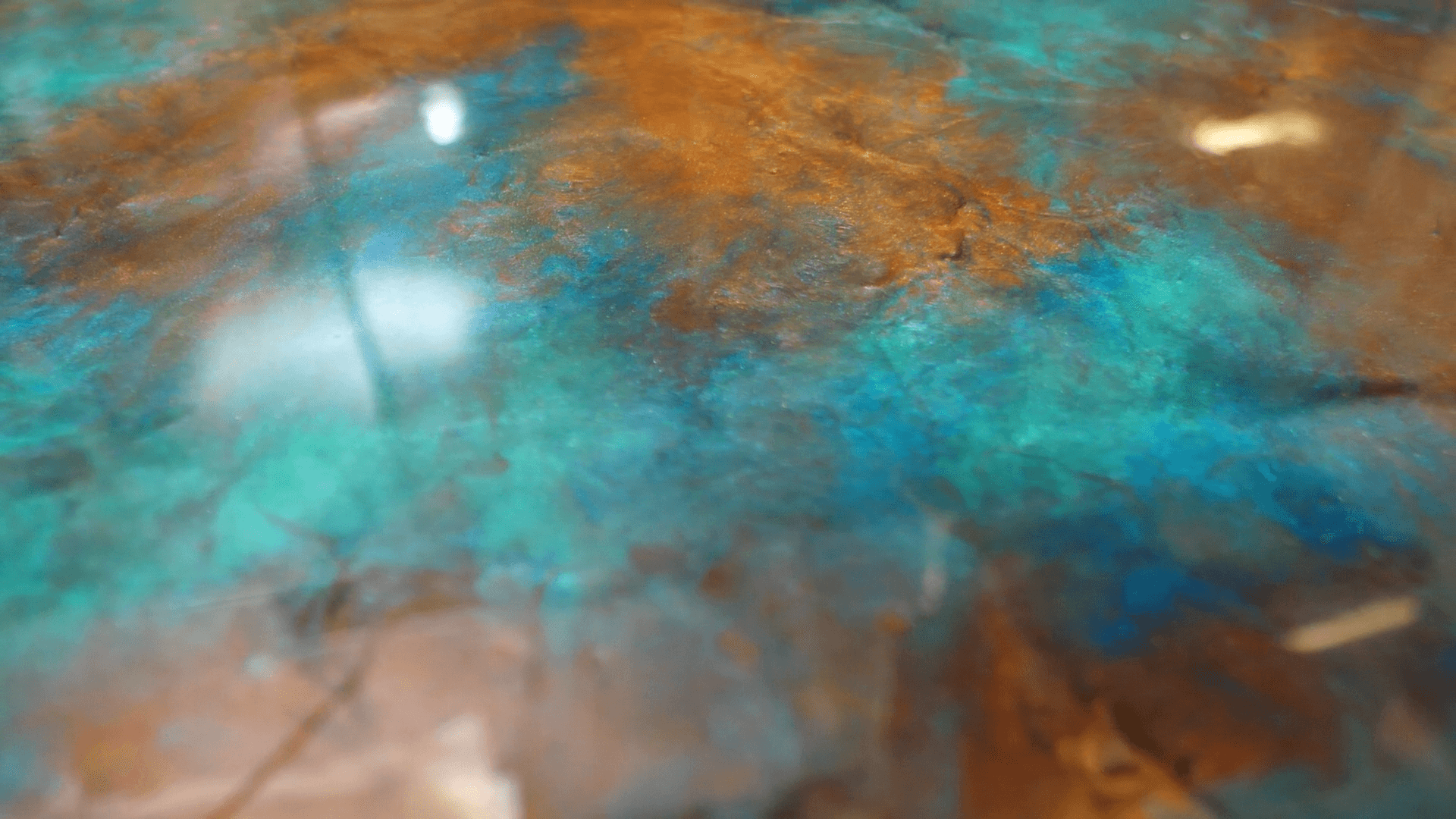 Spray Painted Epoxy Resin Countertops – Testing Four Styles